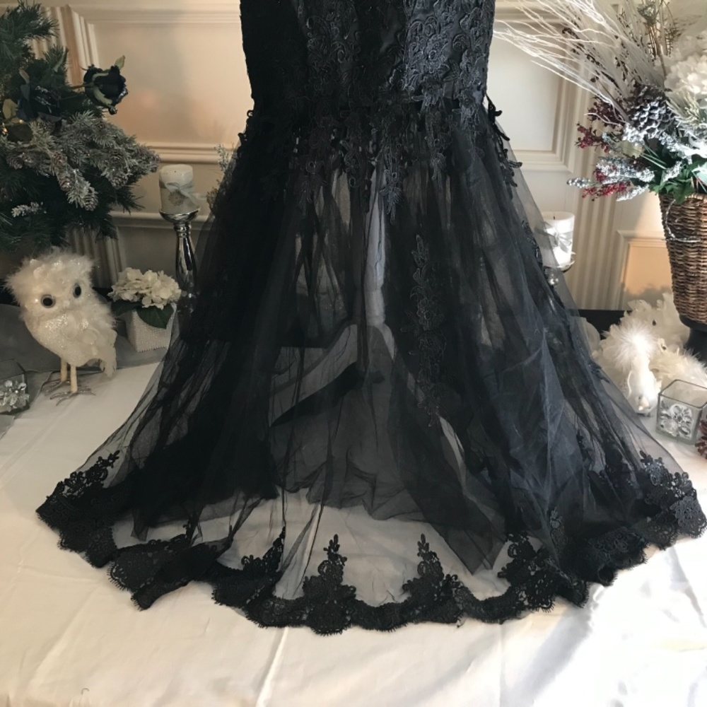 Formal evening Ball Mermaid Prom dress gown - Picture 3 of 14